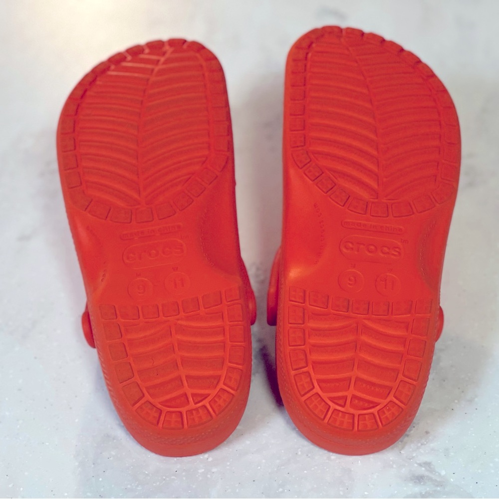 EUC Crocs Unisex Adult Classic Clog Neon Watermelon Size 11 W, 9M - Picture 8 of 8